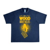 Navy the wood brothers blues Urban Heavy Tee - linhVisuals