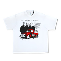 White the wood brothers blues Urban Heavy Tee - linhVisuals