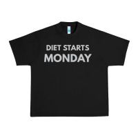 Black diet starts monday Urban Heavy Tee - linhVisuals