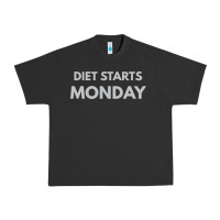 Pigment Black diet starts monday Urban Heavy Tee - linhVisuals