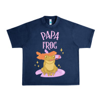Navy papa frog Urban Heavy Tee - linhVisuals