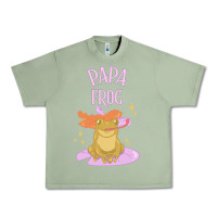 Oil Green papa frog Urban Heavy Tee - linhVisuals