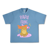 Pebble Blue papa frog Urban Heavy Tee - linhVisuals