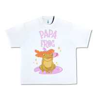 White papa frog Urban Heavy Tee - linhVisuals