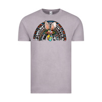 Vintage Zinc easter rainbow Vintage Tee - CowhideDigitalArt