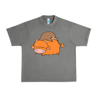 Sloth And Highland Cow Urban Heavy Tee | Teevron