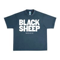 Midnight Navy black sheep Urban Heavy Tee - linhVisuals