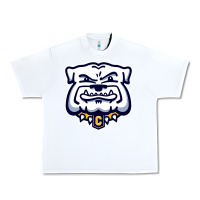 White chelse bulldogs Urban Heavy Tee - linhVisuals