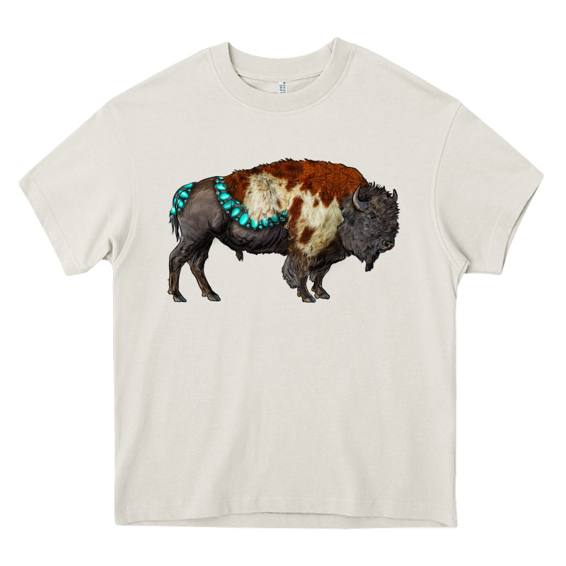 Gemstone Bison Heavy Core Tee by RanaPortraitStore | Teevron