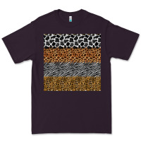 Plum safari animals seamless pattern Premium Tee - BundleAndBundleShop