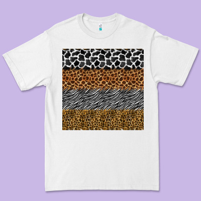 Safari Animals Seamless Pattern Premium Tee Designed By Bundleandbundleshop