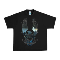 Black unsc Urban Heavy Tee - linhVisuals