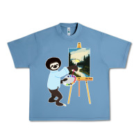 Pebble Blue bob sloth Urban Heavy Tee - linhVisuals