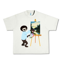 Pistachio bob sloth Urban Heavy Tee - linhVisuals