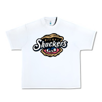 White biloxi shuckers Urban Heavy Tee - linhVisuals