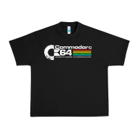 Black #commodore 64 Urban Heavy Tee - linhVisuals