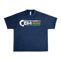 Navy #commodore 64 Urban Heavy Tee - linhVisuals