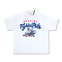 White reading fightin phils Urban Heavy Tee - linhVisuals