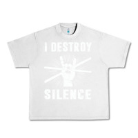 Lunar Rock i destroy silence drum set drummer gift Urban Heavy Tee - linhVisuals