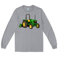 Heather Grey farm tractor Long Sleeve Tee - Artiststas