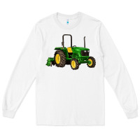 White farm tractor Long Sleeve Tee - Artiststas