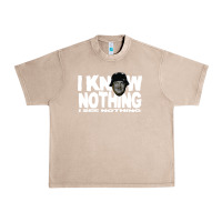 French Oak i know nothing Urban Heavy Tee - linhVisuals