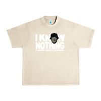 Sandshell i know nothing Urban Heavy Tee - linhVisuals
