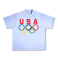 Grape Ice OLYMPIC RINGS Urban Heavy Tee - linhVisuals