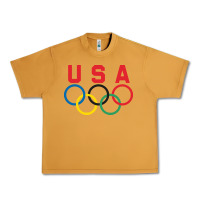 Peanut Butter OLYMPIC RINGS Urban Heavy Tee - linhVisuals