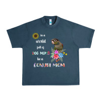 Midnight Navy funny be a green cheek conure parrot bird mom mother sweatshirt Urban Heavy Tee - linhVisuals