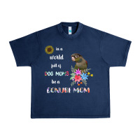 Navy funny be a green cheek conure parrot bird mom mother sweatshirt Urban Heavy Tee - linhVisuals
