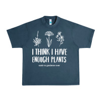 Midnight Navy i think i have enough plants Urban Heavy Tee - linhVisuals