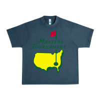 Midnight Navy MASTERS TOURNAMENT GOLF Urban Heavy Tee - linhVisuals