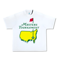 White MASTERS TOURNAMENT GOLF Urban Heavy Tee - linhVisuals