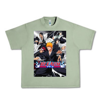 Oil Green Bleachs Anime Urban Heavy Tee - linhVisuals