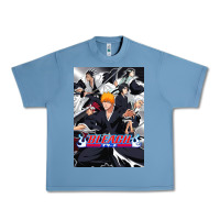 Pebble Blue Bleachs Anime Urban Heavy Tee - linhVisuals