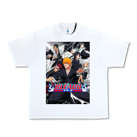 White Bleachs Anime Urban Heavy Tee - linhVisuals
