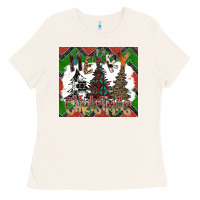 Bone merry Christmas Ladies Tee - CowhideDigitalArt
