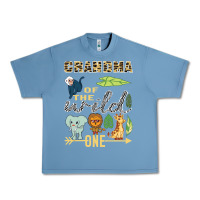 Pebble Blue grandma of the wild one zoo mother birthday safari jungle long sleeve Urban Heavy Tee - linhVisuals