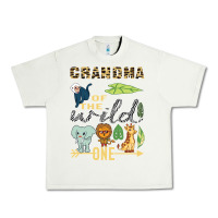Pistachio grandma of the wild one zoo mother birthday safari jungle long sleeve Urban Heavy Tee - linhVisuals