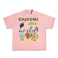 Salmon grandma of the wild one zoo mother birthday safari jungle long sleeve Urban Heavy Tee - linhVisuals