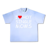 Grape Ice i love hot single moms tee red heart hot mother milf mommy t shirt Urban Heavy Tee - linhVisuals