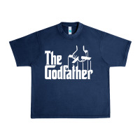 Navy godfather Urban Heavy Tee - linhVisuals