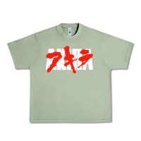 Oil Green black akira Urban Heavy Tee - linhVisuals
