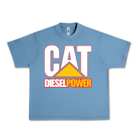 Pebble Blue cat diesel power Urban Heavy Tee - linhVisuals