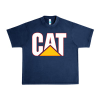 Navy cat Urban Heavy Tee - linhVisuals