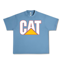 Pebble Blue cat Urban Heavy Tee - linhVisuals