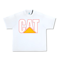 White cat Urban Heavy Tee - linhVisuals