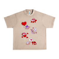 French Oak valentines day turtles Urban Heavy Tee - linhVisuals