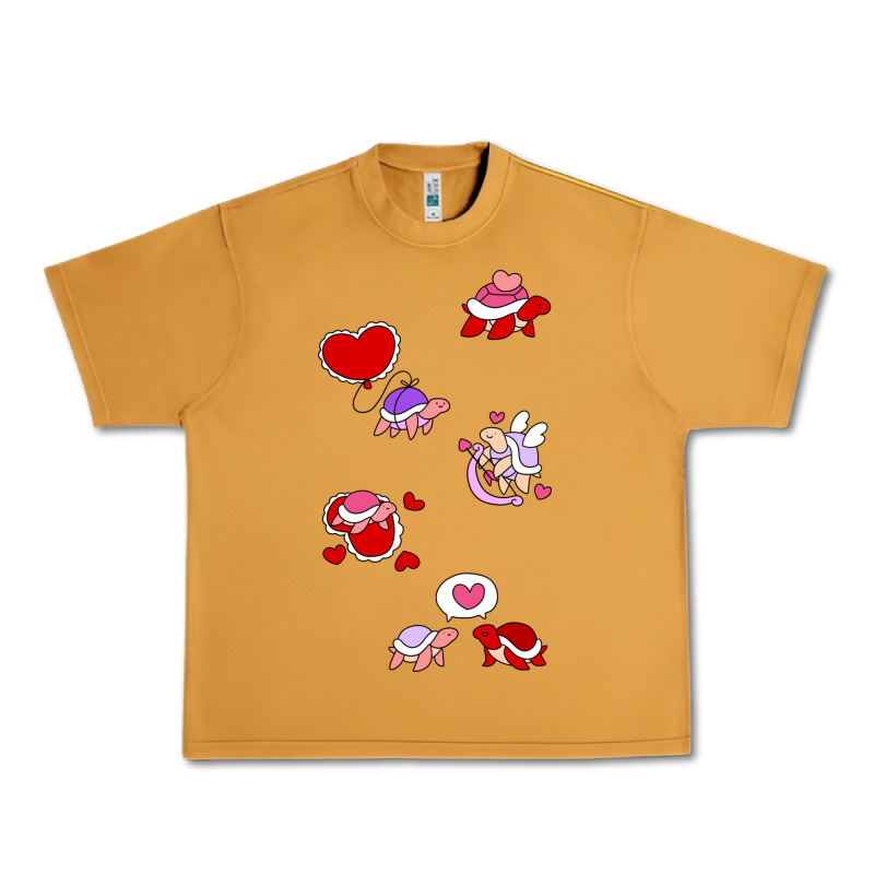 Valentines Day Turtles Urban Heavy Tee by linhVisuals | Teevron